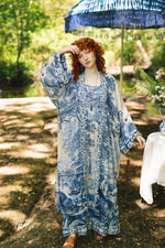Load image into Gallery viewer, Market of Stars - Let The Light In Printed Long Duster Bamboo Kimono Robe
