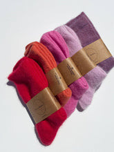 Load image into Gallery viewer, Billy Bamboo - FLUFFY ANGORA SOCKS - CRYSTALS
