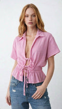 Load image into Gallery viewer, MUSLIN TIE TOP
