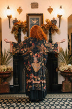 Load image into Gallery viewer, Market of Stars (Worldwide) - Heart of Gold Opera Duster Kimono Robe w/ Sacred Heart
