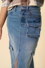 Load image into Gallery viewer, Insane Gene USA - SUPER MAXI CARGO SKIRT: L
