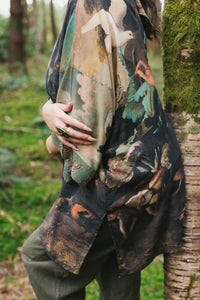 Heartwork Bamboo Bohemian Kimono Cardigan with Belt