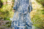 Load image into Gallery viewer, Market of Stars - Let The Light In Printed Long Duster Bamboo Kimono Robe
