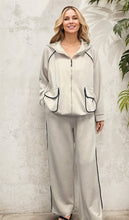Load image into Gallery viewer, SS26 FASHION CAGE  AM620 OUTLINE COZY FULL ZIP
