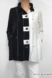 S24 B&W Mirrored Jacket AT127