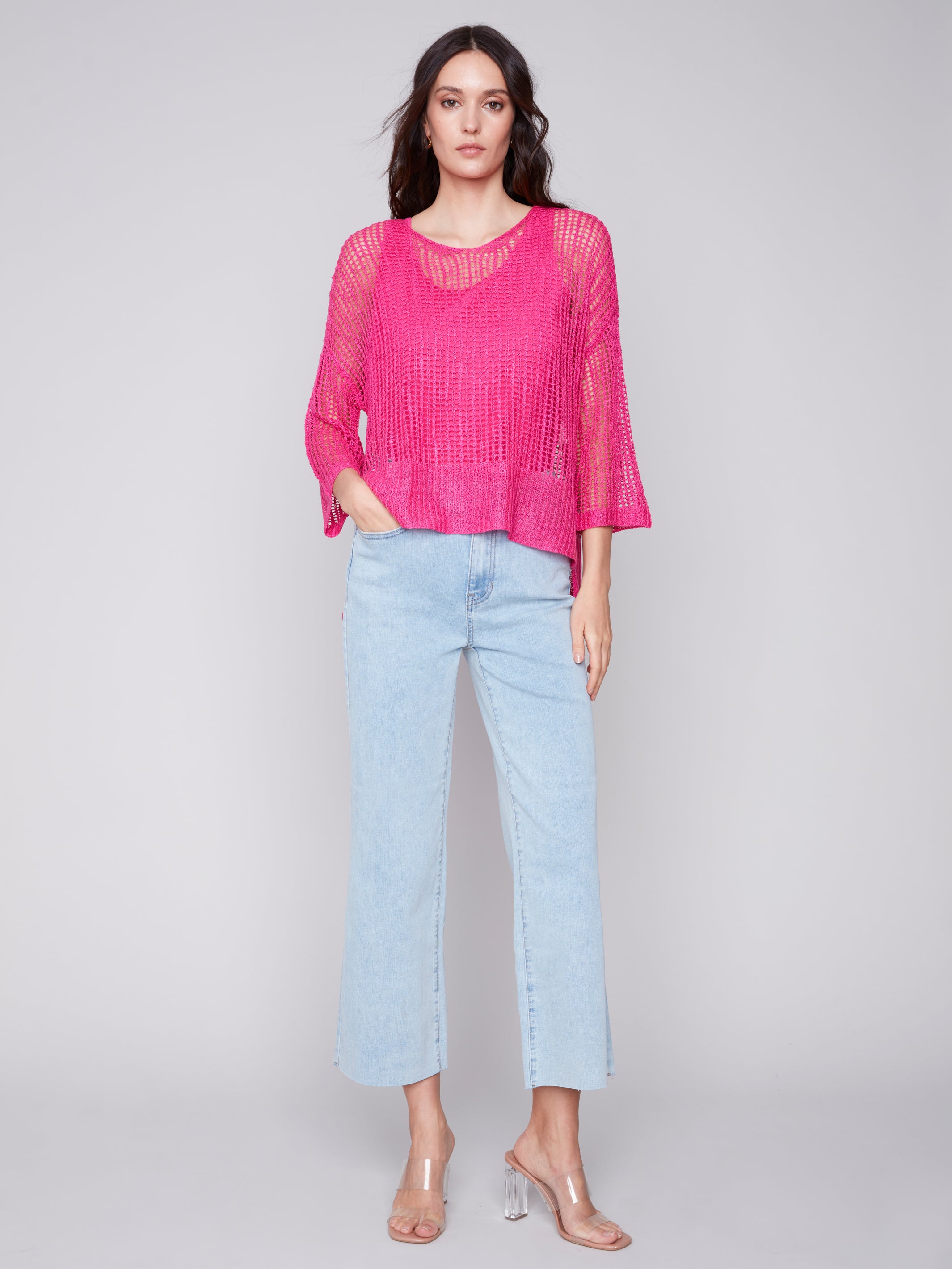 S24 FISHNET DOLMAN TOP C2326X