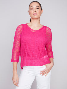 S24 FISHNET DOLMAN TOP C2326X