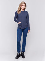 Load image into Gallery viewer, FW24 SWEATER WITH POCKET C242ORR
