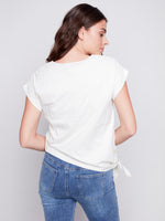 Load image into Gallery viewer, S24 FRONT TIE TSHIRT C4483R
