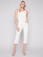 Load image into Gallery viewer, S24 EMBROIDERED HEM PANT C5501
