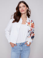 Load image into Gallery viewer, S24 Printed Linen Jacket C6306
