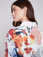 Load image into Gallery viewer, S24 Printed Linen Jacket C6306
