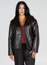 Load image into Gallery viewer, FW26 C'EST MOI REVERSABLE SHORT FUR JACKET
