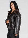 Load image into Gallery viewer, FW26 C'EST MOI REVERSABLE SHORT FUR JACKET
