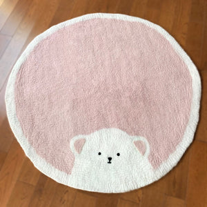 Polar Bear Round Rug EKR-1