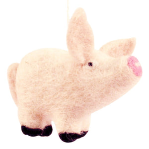 Felt Pig Ornament EO-17