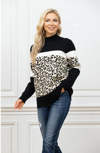 FW24 ANIMAL PRINT SWEATER J-775