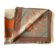 Load image into Gallery viewer, SCARF/THROW 9002 ORANGE
