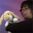 Load image into Gallery viewer, STANDING LOP RABBIT PUPPET 2992
