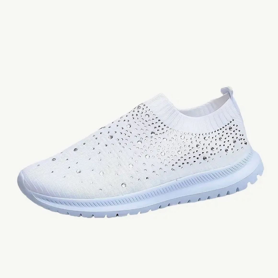LADIES DIAMOND WHITE SNEAKER