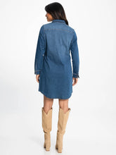 Load image into Gallery viewer, GIANNA DENIM SHIRTDRESS
