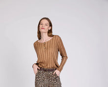 Load image into Gallery viewer, LONG SLEEVE STRIPED TOP
