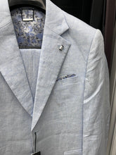 Load image into Gallery viewer, LINEN BLUE BLAZER
