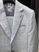 Load image into Gallery viewer, Ss24-2334-ROCK Light Blue Blazer - 100% Linen
