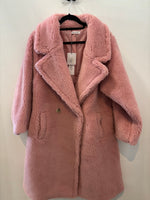 Load image into Gallery viewer, SS 25 Faux Berber Long Coat 424820

