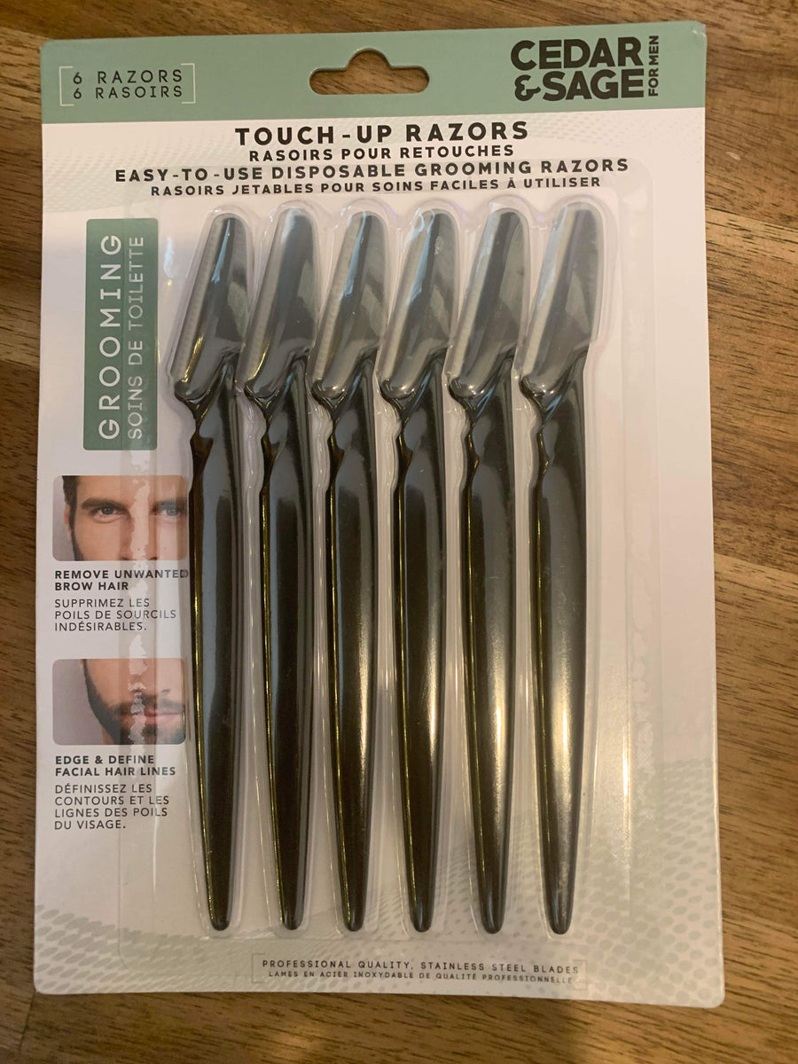 CEDAR AND SAGE 6PC TOUCHUP RAZOR – Urban Threadz Boutique