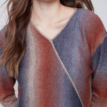 Load image into Gallery viewer, V NECK CROSS SWEATER C2608
