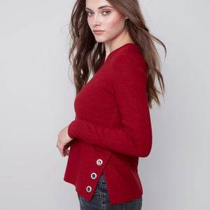 V-NECK SWEATER C2569