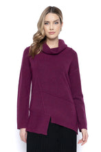 Load image into Gallery viewer, DRAPE NECK SWEATER BK739
