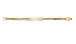 Load image into Gallery viewer, ARZ STEEL--FRANCO ID BRACELET--8&quot; 8MM GOLD DOUBLE AS-B253-8

