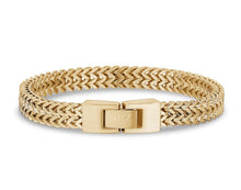 Load image into Gallery viewer, ARZ STEEL--FRANCO BRACELET--8" 8MM GOLD DOUBLE AS-B252-8
