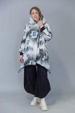 Load image into Gallery viewer, LONG WHITE ART WINTER JACKET DM00002S

