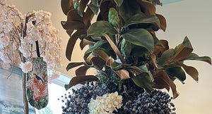 Magnolia Foliage w Bud 22" 5978