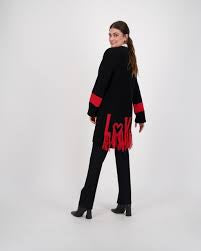 Fringed Back Cardigan 523672