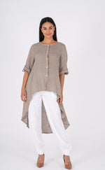 Load image into Gallery viewer, S24 Ladies Woven 3/4 Shirt 21/72003U
