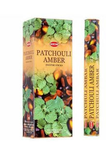 PATCHOULI AMBER INCENSE STICKS