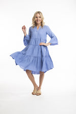 Load image into Gallery viewer, S24 LINEN DRESS 71453
