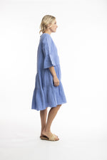 Load image into Gallery viewer, S24 LINEN DRESS 71453
