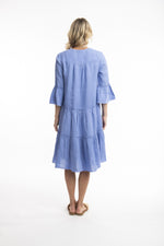 Load image into Gallery viewer, S24 LINEN DRESS 71453
