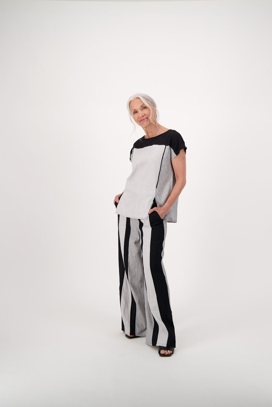 S24 MADRAS WIDE LEG PANT 224132