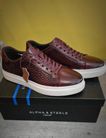 Load image into Gallery viewer, MENS ALPHA&amp;STEELE  LEATHER SHOE AS1Y3059-CP
