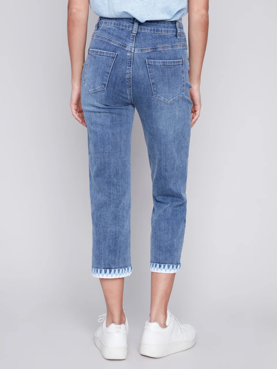 SS24 EMBROIDERED DENIM PANT C5501/431A