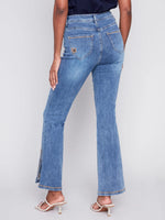 Load image into Gallery viewer, SS24 FLOWER DENIM PANT C5475/431A
