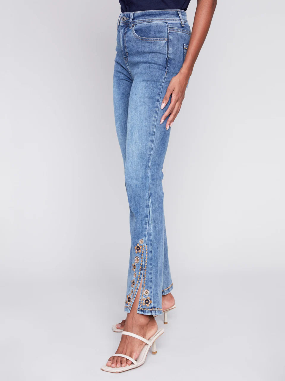 SS24 FLOWER DENIM PANT C5475/431A