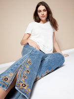 Load image into Gallery viewer, SS24 FLOWER DENIM PANT C5475/431A
