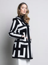Load image into Gallery viewer, FW24 HOODED CARDI GEO LK504CS
